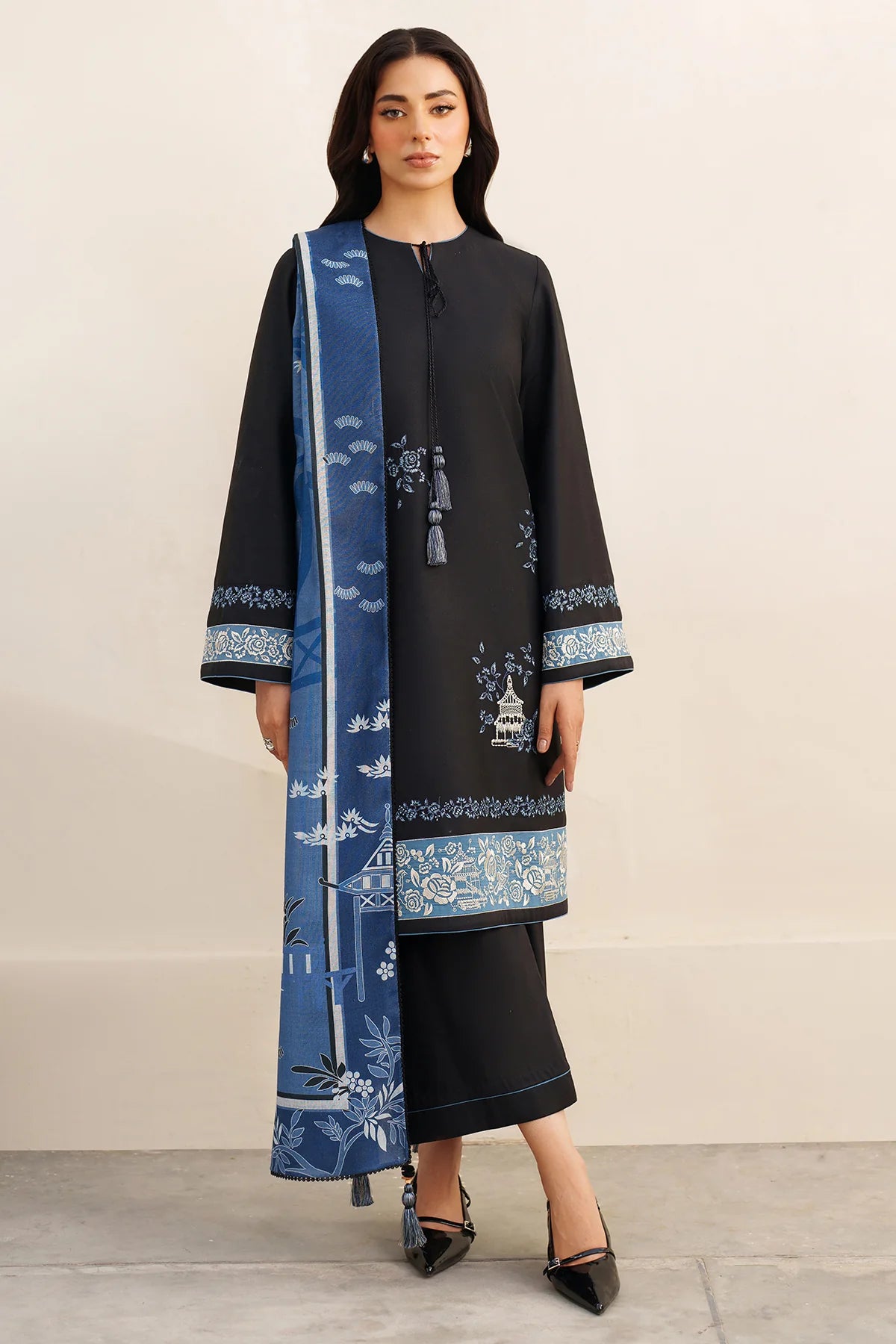 EMBROIDERED PREMIUM VISCOSE UW-0153