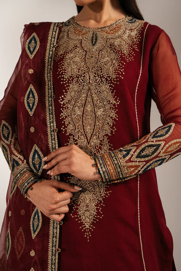 EMBROIDERED CHIFFON UC-3072
