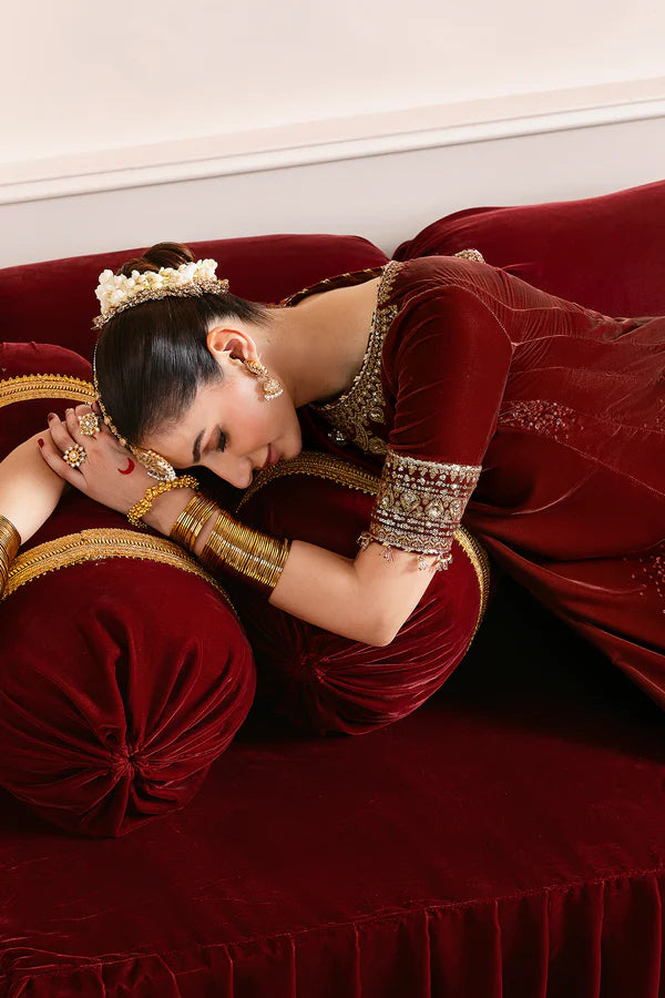 Embroidered Velvet Formal CVF D-13