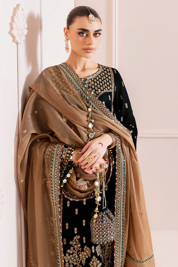 Embroidered Velvet Formal CVF D-01