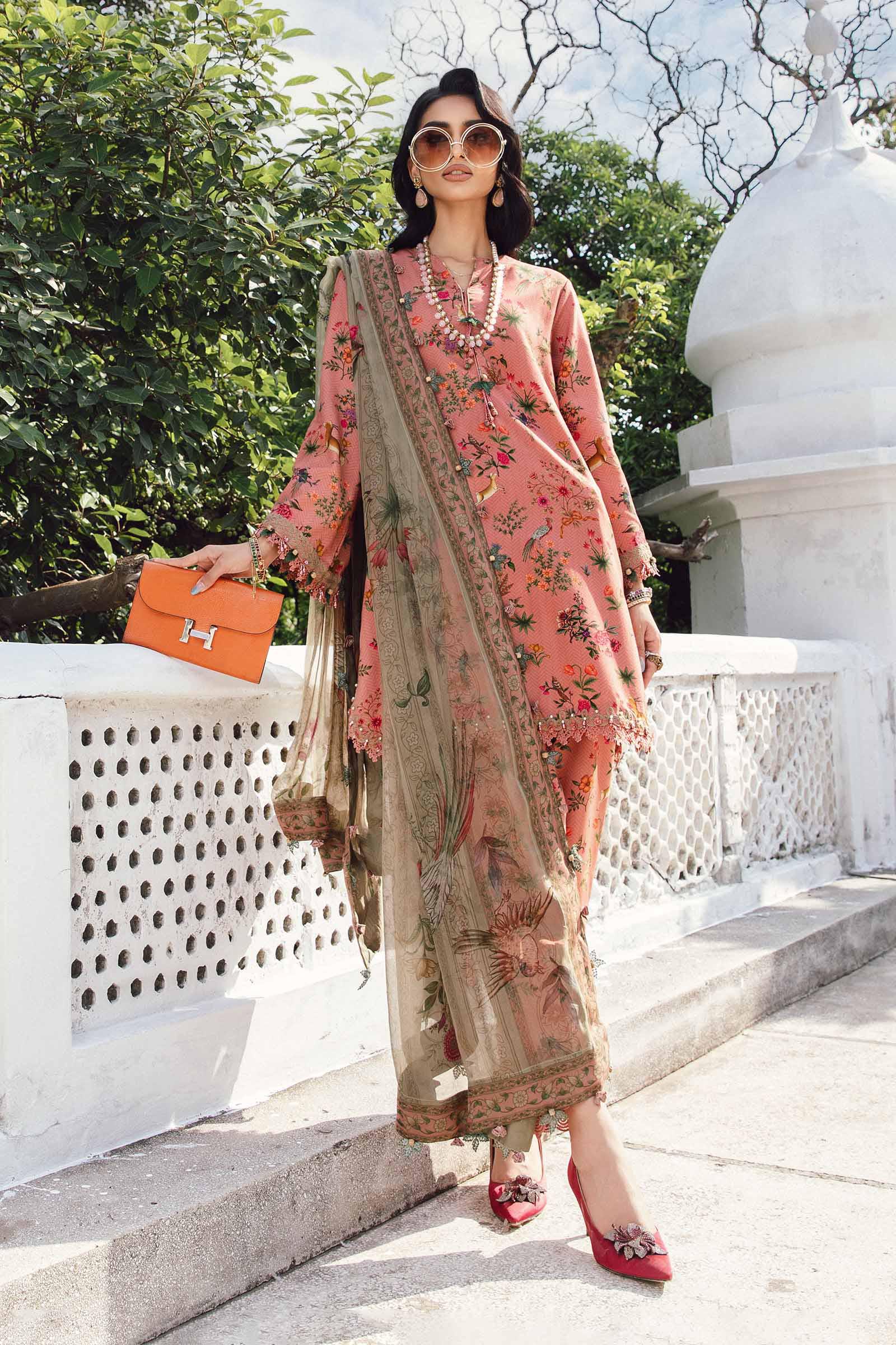 Embroidered Linen Suit | MPT-2707-A
