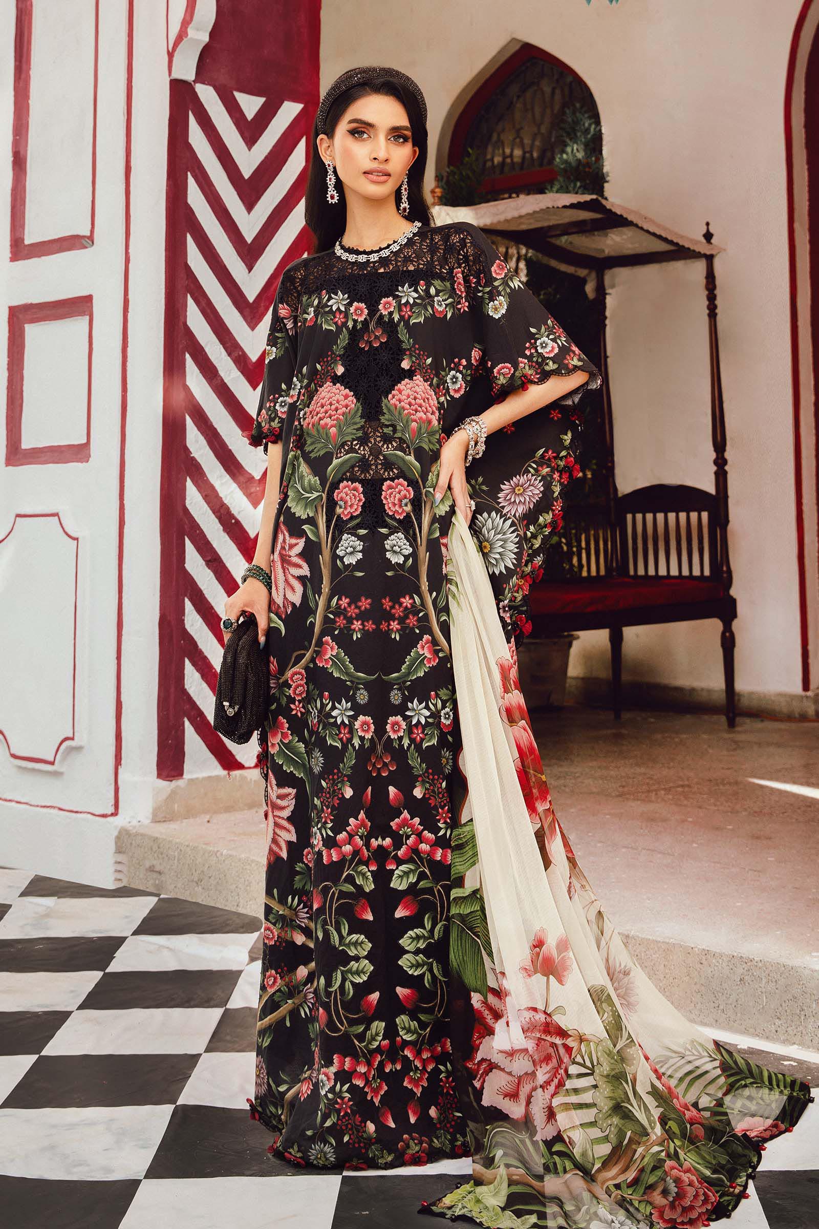 Embroidered Cambric Suit | MPT-2709-B