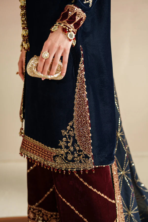 Embroidered Velvet Formal VVF D-7