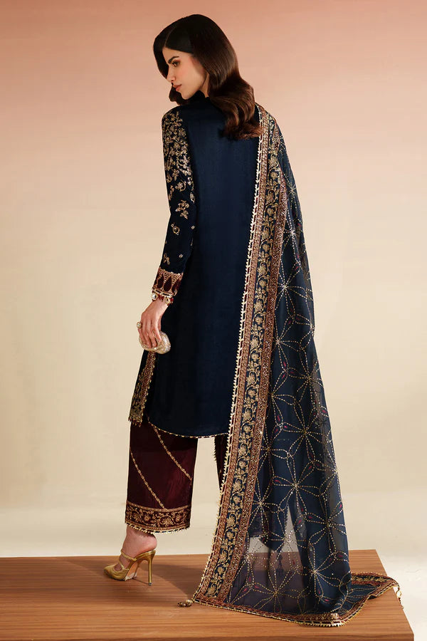 Embroidered Velvet Formal VVF D-7