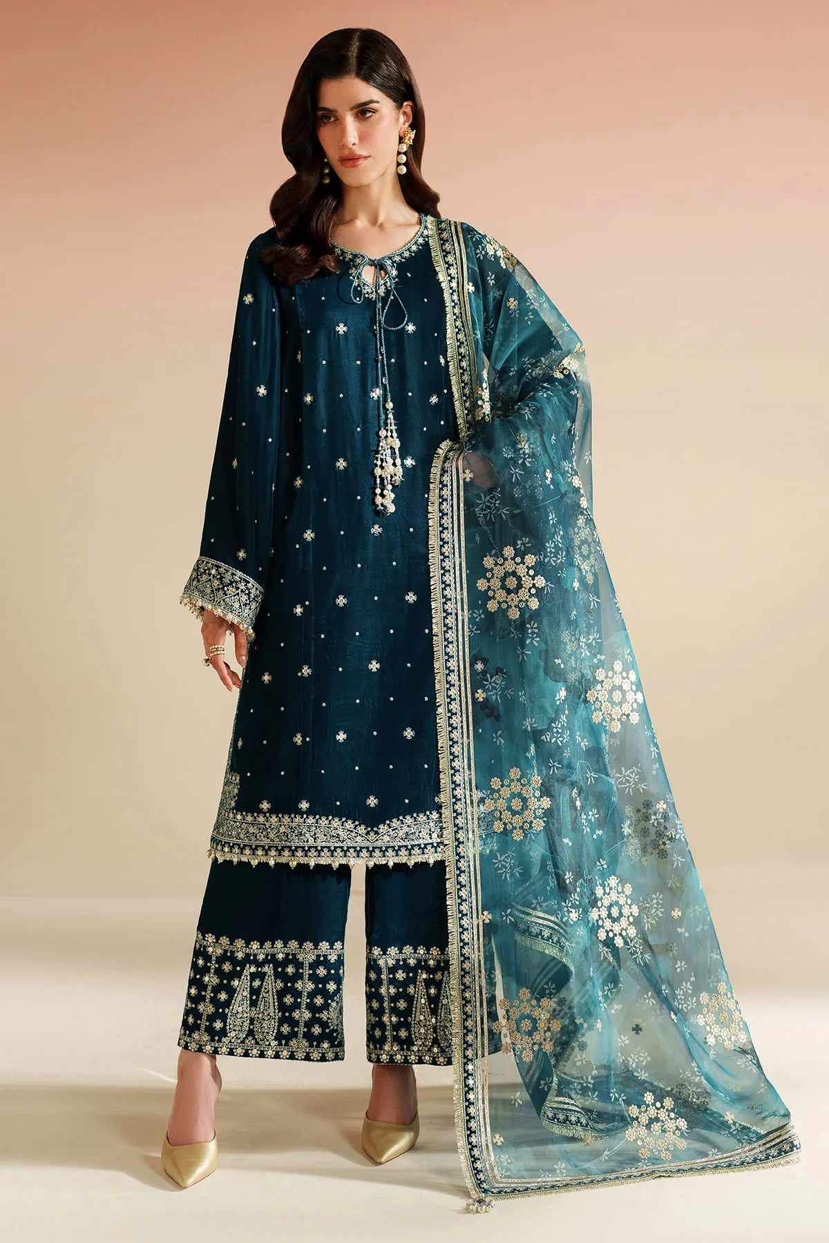 Embroidered Velvet Formal VVF D-2