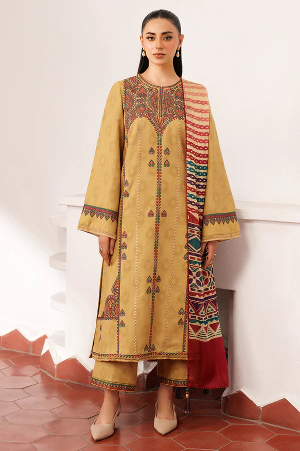 EMBROIDERED JACQUARD KHADDAR UW-0142
