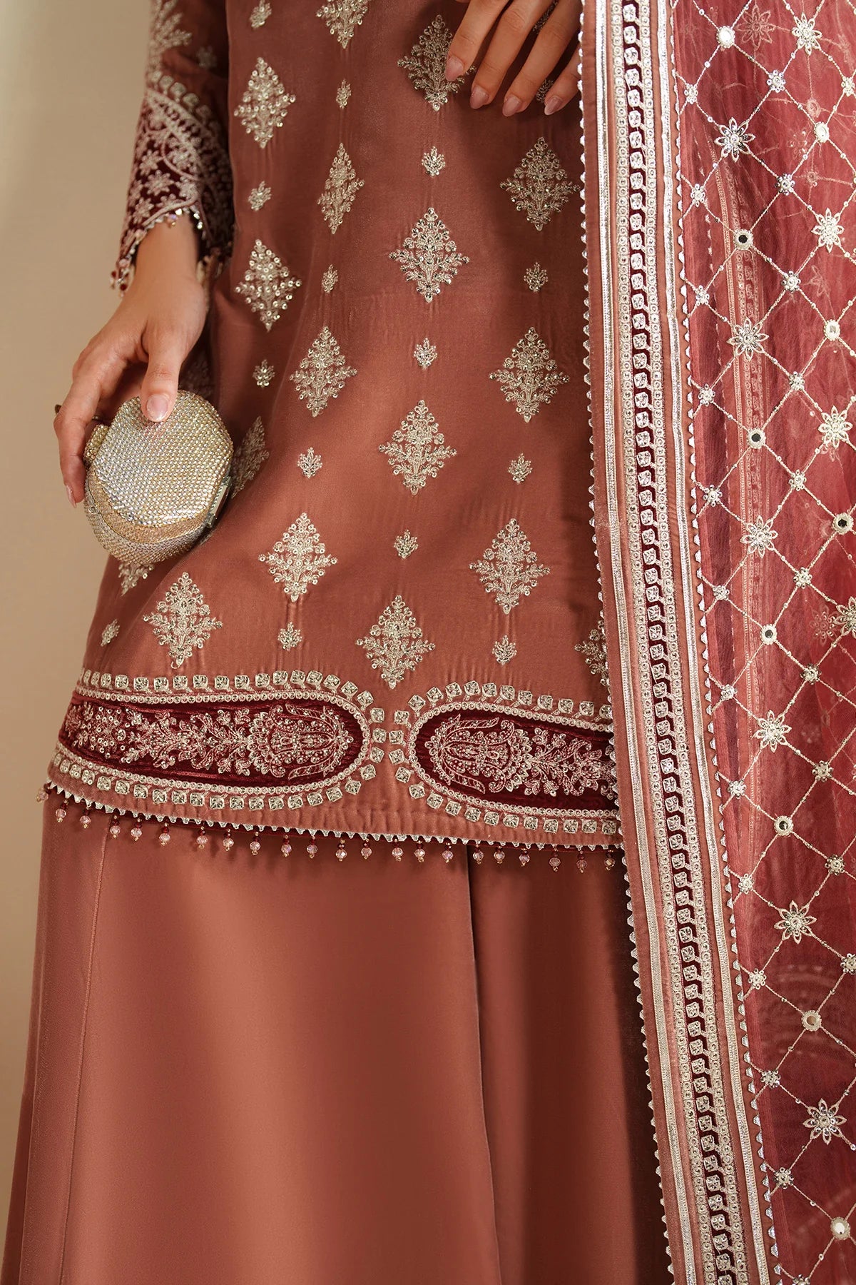 Embroidered Velvet Formal VVF D-3