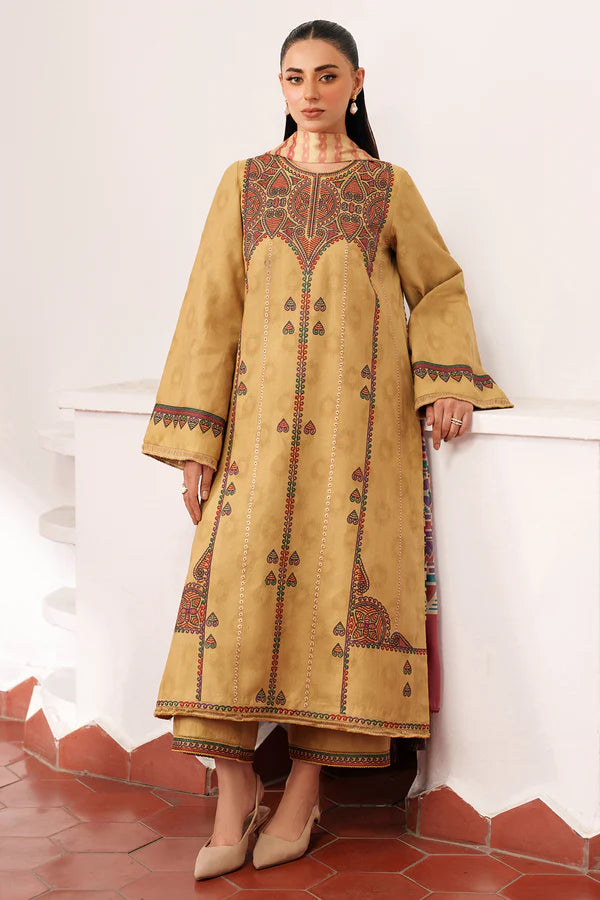EMBROIDERED JACQUARD KHADDAR UW-0142